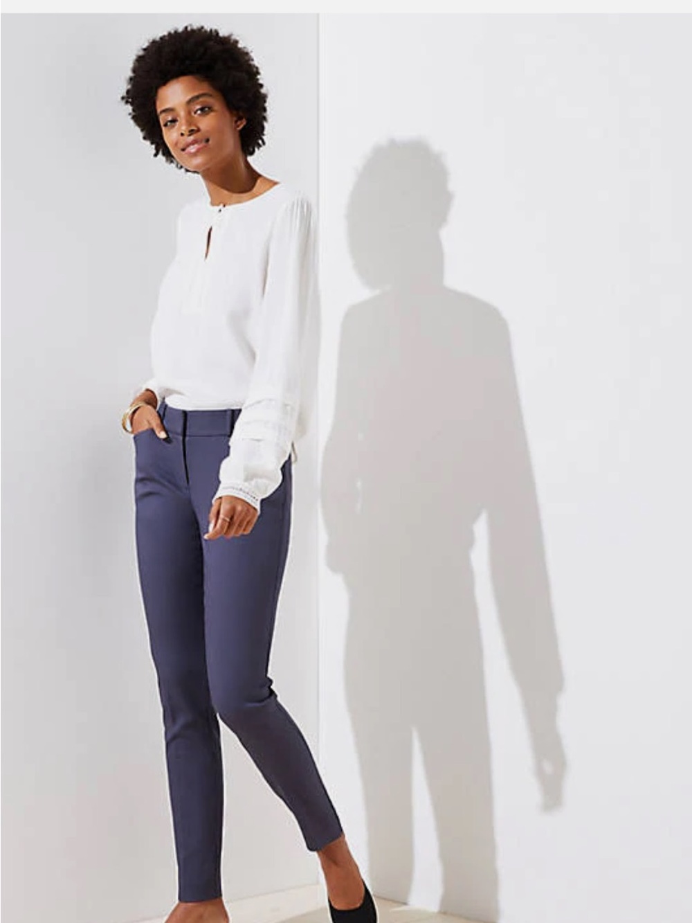 LOFT Woman’s Marisa Gray Pants Size 4